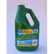 Radical Cascade Washable Pre-School Paint - Green (2 Litres)